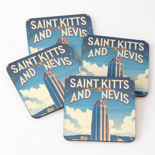 Item preview, Saint Kitts And Nevis Vintage Travel Tourism designed and sold by TravelersGems.