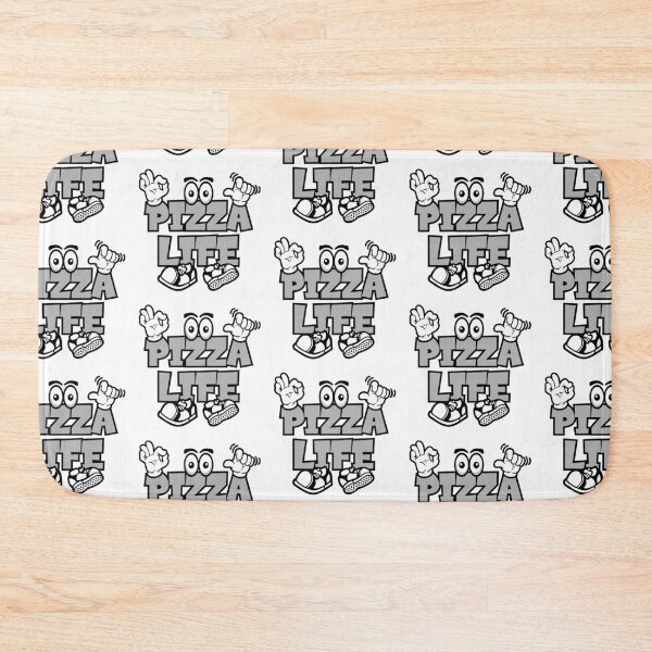 Item preview, PIZZA LIFE - FOOD Grafitti Character Bold Retro designed and sold by NFTWords.