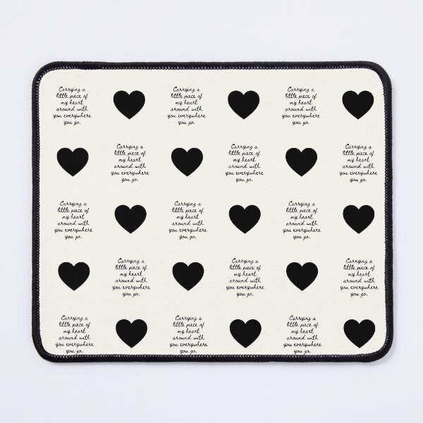 Item preview, Heart Quote Pattern Gift For Wife | Love Poem Design Gift For Girlfriend | Sweet Quote Pattern Gift For Daughter designed and sold by VivaFy.