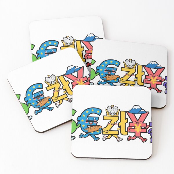 Item preview, Kawaii Currency Race - Cute Dollar Euro Zloty Yen Pound Running Marathon designed and sold by Surviving Monday Club.