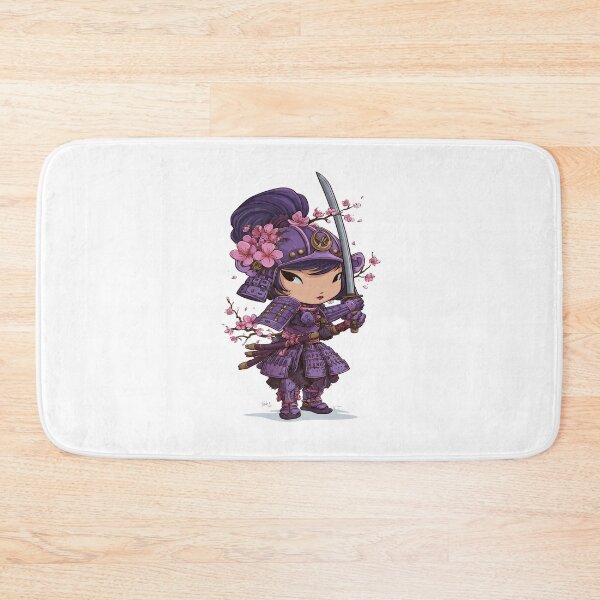 Item preview, chibi samurai warrior girl character designed and sold by cutemakerotart.