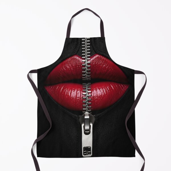Item preview, Red Lips Zipper Surreal Fashion designed and sold by GRFORA.