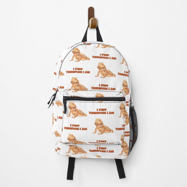 Item preview, I Puff Therefore I Am Philosophical Bearded Dragon Design designed and sold by NatureUnleashed.