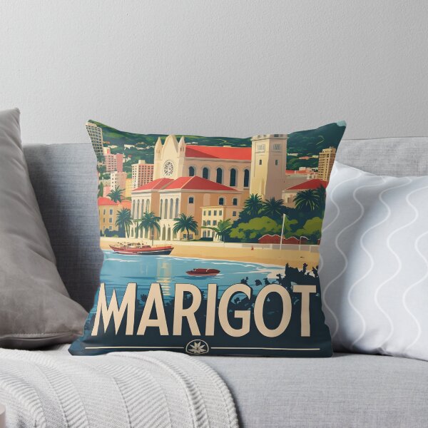 Item preview, Marigot Saint Martin Vintage Travel Tourism designed and sold by TravelersGems.
