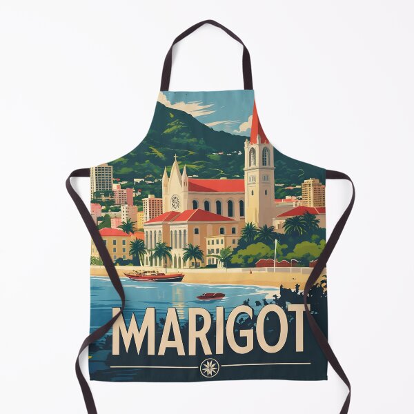 Item preview, Marigot Saint Martin Vintage Travel Tourism designed and sold by TravelersGems.