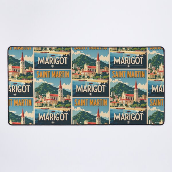 Item preview, Marigot Saint Martin Vintage Travel Tourism designed and sold by TravelersGems.