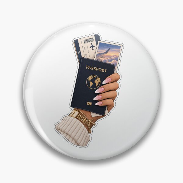 Item preview, Girl holding passport designed and sold by GridiStudio.
