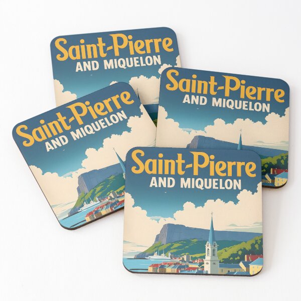 Item preview, Saint Pierre And Miquelon Vintage Travel designed and sold by TravelersGems.