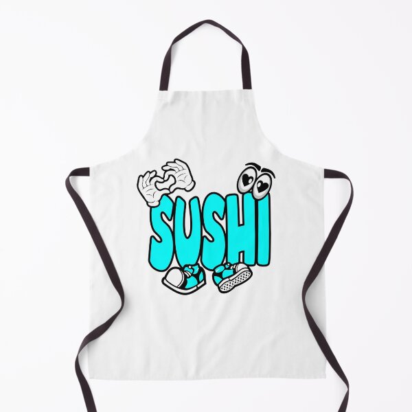 Item preview, FOOD Copy of SUSHI - DRINK Cartoon Character Bold Retro designed and sold by NFTWords.