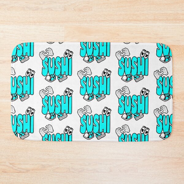 Item preview, FOOD Copy of SUSHI  - DRINK Cartoon Character Bold Retro designed and sold by NFTWords.