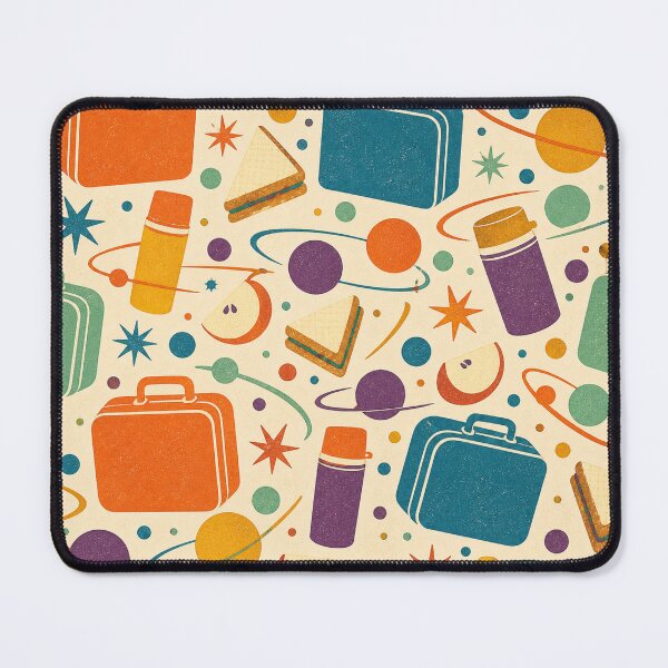 Item preview, Tangerine Lunchbox Orbit Pattern designed and sold by aihrgdesign.