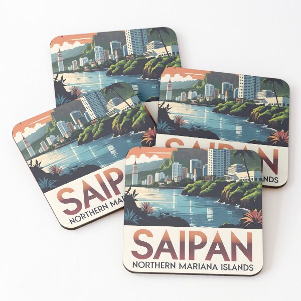 Item preview, Saipan Northern Mariana Islands Vintage Travel designed and sold by TravelersGems.