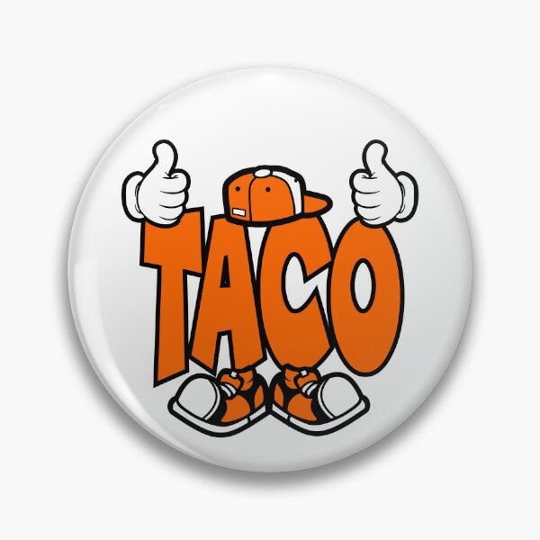 Item preview, TACO - FOOD Street Lettering Cartoon Character  designed and sold by NFTWords.