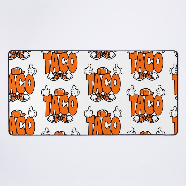 Item preview, TACO - FOOD Street Lettering Cartoon Character designed and sold by NFTWords.