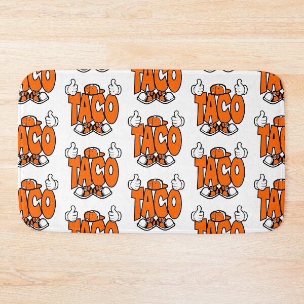 Item preview, TACO - FOOD Street Lettering Cartoon Character  designed and sold by NFTWords.