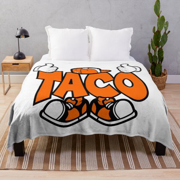Item preview, TACO - FOOD Street Lettering Cartoon Character designed and sold by NFTWords.