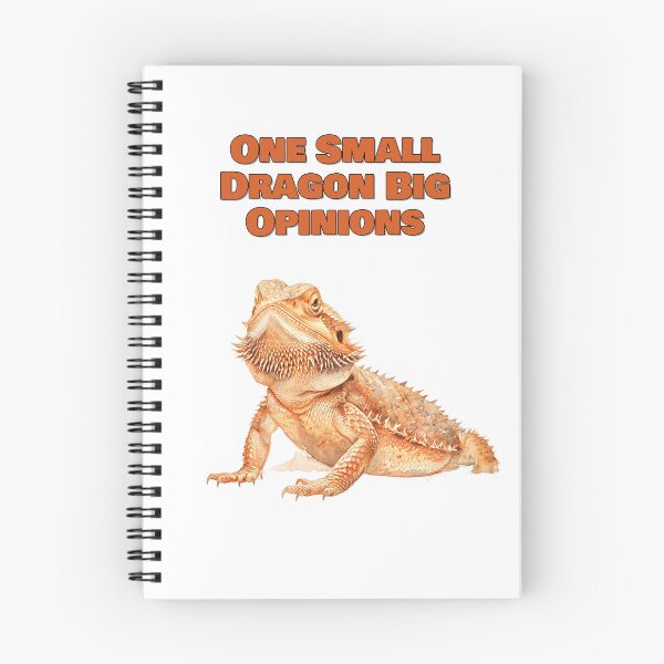 Item preview, One Small Dragon Big Opinions Funny Bearded Dragon Design designed and sold by NatureUnleashed.