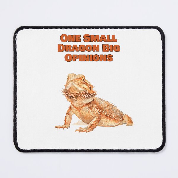 Item preview, One Small Dragon Big Opinions Funny Bearded Dragon Design designed and sold by NatureUnleashed.