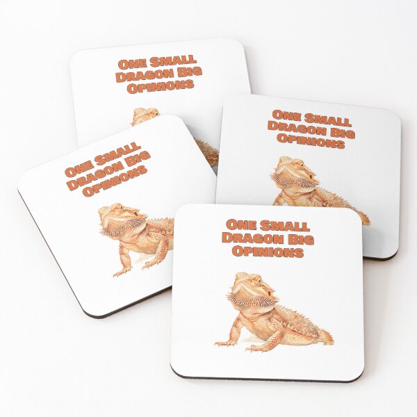 Item preview, One Small Dragon Big Opinions Funny Bearded Dragon Design designed and sold by NatureUnleashed.