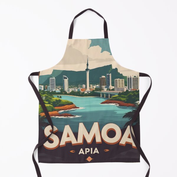 Item preview, Apia Samoa Vintage Travel Tourism designed and sold by TravelersGems.