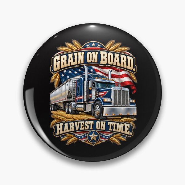 Item preview, Grain Trucker – Grain on Board, Harvest on Time designed and sold by Zerberus71.