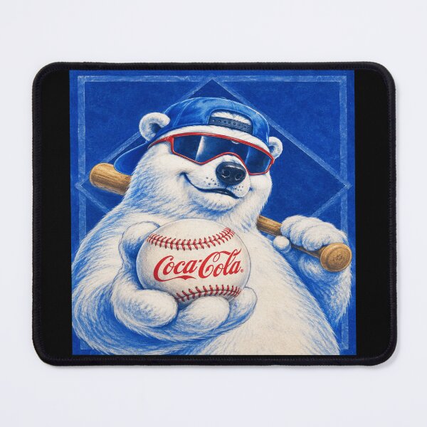 Item preview, Coca-Cola Baseball Bear Collector designed and sold by POD DYNASTY | Original Print On Demand T-Shirt Graphics.