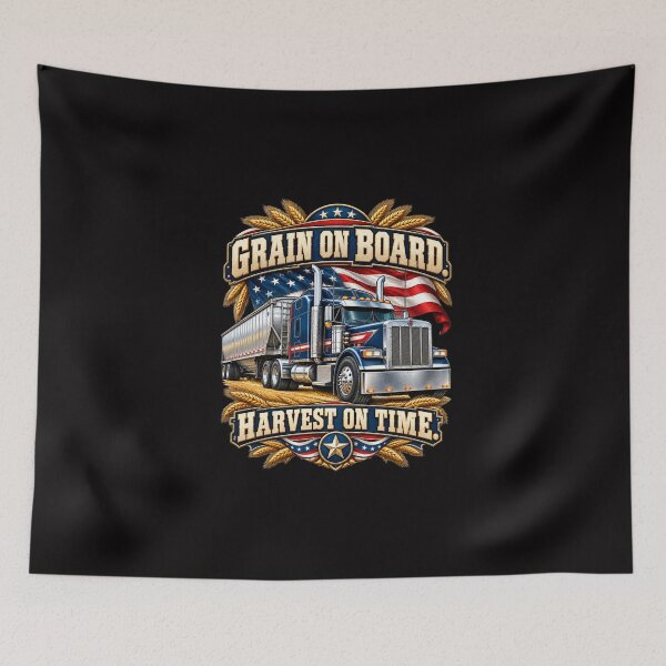 Item preview, Grain Trucker – Grain on Board, Harvest on Time designed and sold by Zerberus71.