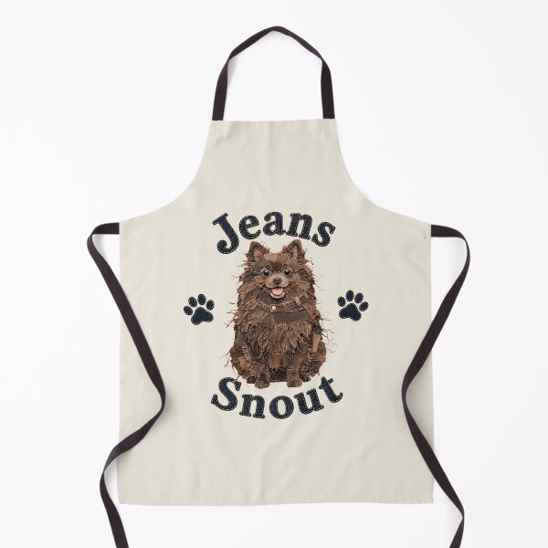 Item preview, Brown Spitz / Pomeranian Denim Patch Art designed and sold by JeanSnout.