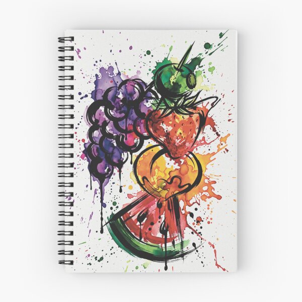 Item preview, Abstract Fruit Lady Watercolor Splatter Art designed and sold by Fabpercent.