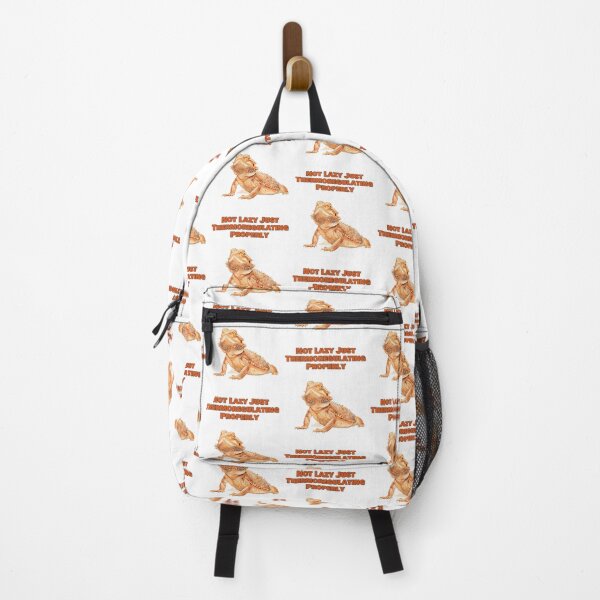 Item preview, Not Lazy Just Thermoregulating Properly Bearded Dragon Design designed and sold by NatureUnleashed.