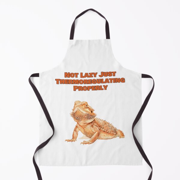 Item preview, Not Lazy Just Thermoregulating Properly Bearded Dragon Design designed and sold by NatureUnleashed.