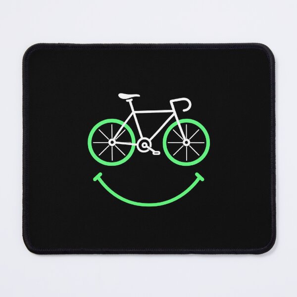Item preview, Happy Bicycle Smile Minimalist Cycling Design designed and sold by CG Studio.