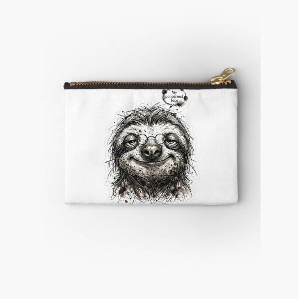Item preview, Ironical Sloth Sketch with Glasses designed and sold by Snurly.