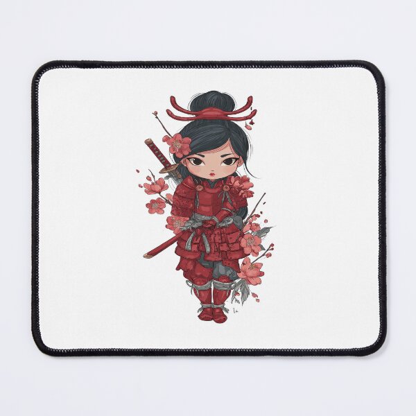 Item preview,  chibi samurai warrior girl character designed and sold by cutemakerotart.