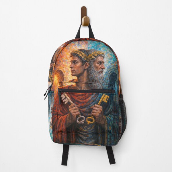 Item preview, Janus – Roman God of Beginnings Painting designed and sold by GalleryKauffeld.