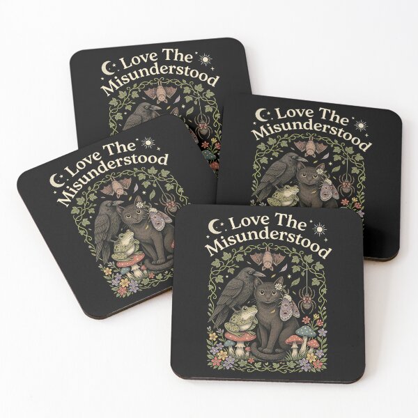 Item preview, Love The Misunderstood Bat Raven Cat Cottagecore Wild Animals designed and sold by Redgiant87x.