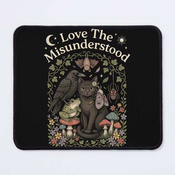 Item preview, Love The Misunderstood Bat Raven Cat Cottagecore Wild Animals designed and sold by Redgiant87x.