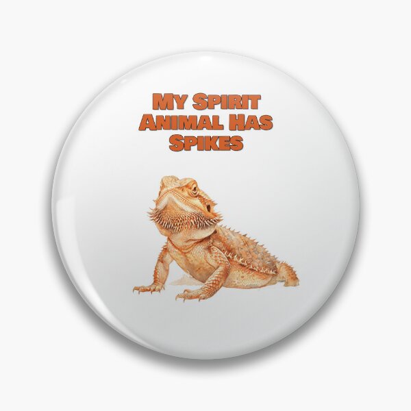 Item preview, My Spirit Animal Has Spikes Funny Bearded Dragon Design designed and sold by NatureUnleashed.