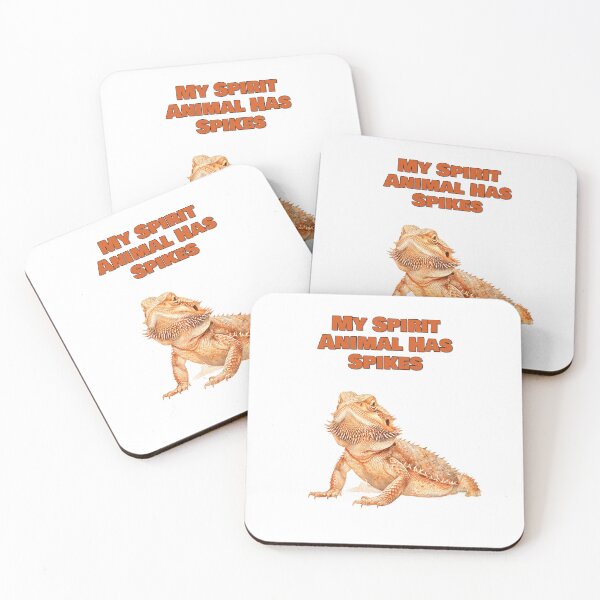Item preview, My Spirit Animal Has Spikes Funny Bearded Dragon Design designed and sold by NatureUnleashed.