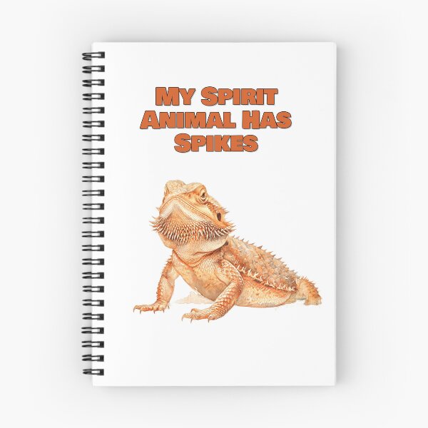 Item preview, My Spirit Animal Has Spikes Funny Bearded Dragon Design designed and sold by NatureUnleashed.