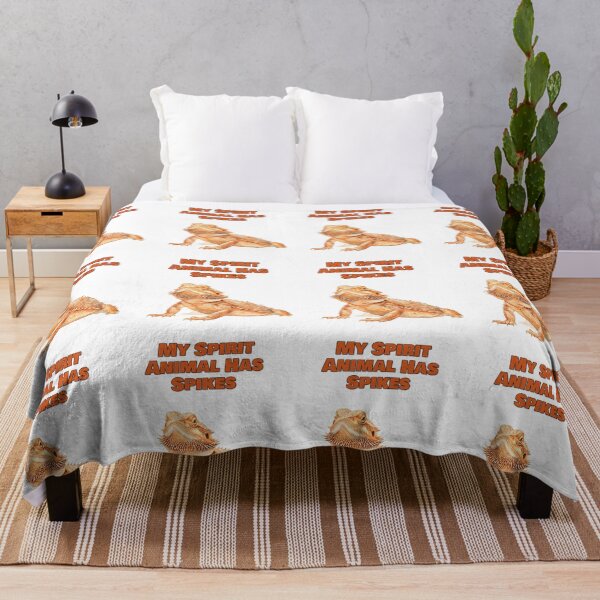 Item preview, My Spirit Animal Has Spikes Funny Bearded Dragon Design designed and sold by NatureUnleashed.