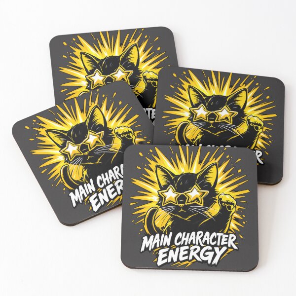 Item preview, Main Character Energy – Spotlight Cat designed and sold by Artiviose.