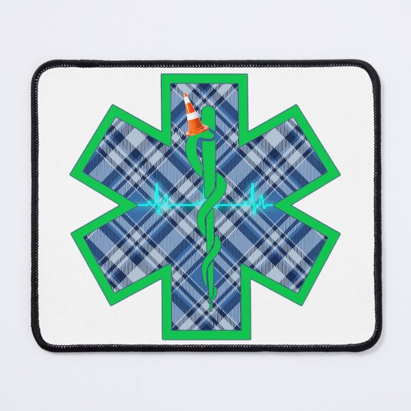 Item preview, Tartan Army Traffic Cone Miami Fire Rescue Star of Life designed and sold by FireEMSDesigns.