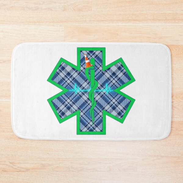 Item preview, Tartan Army Traffic Cone Miami Fire Rescue Star of Life designed and sold by Bee Bum Designs.
