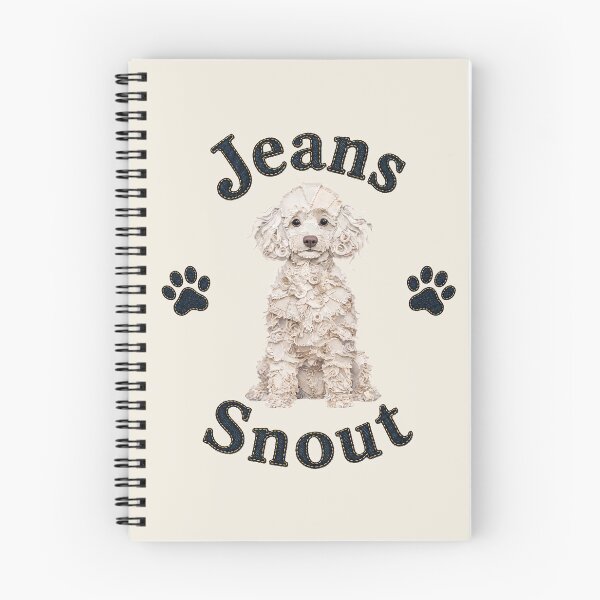 Item preview, White Poodle Denim Patch Art designed and sold by JeanSnout.