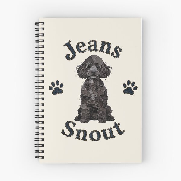 Item preview, Black Poodle Denim Patch Art designed and sold by JeanSnout.
