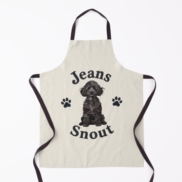 Item preview, Black Poodle Denim Patch Art designed and sold by JeanSnout.