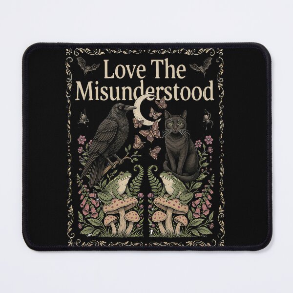 Item preview, Love The Misunderstood Bat Raven Cat Dark Cottagecore designed and sold by Redgiant87x.