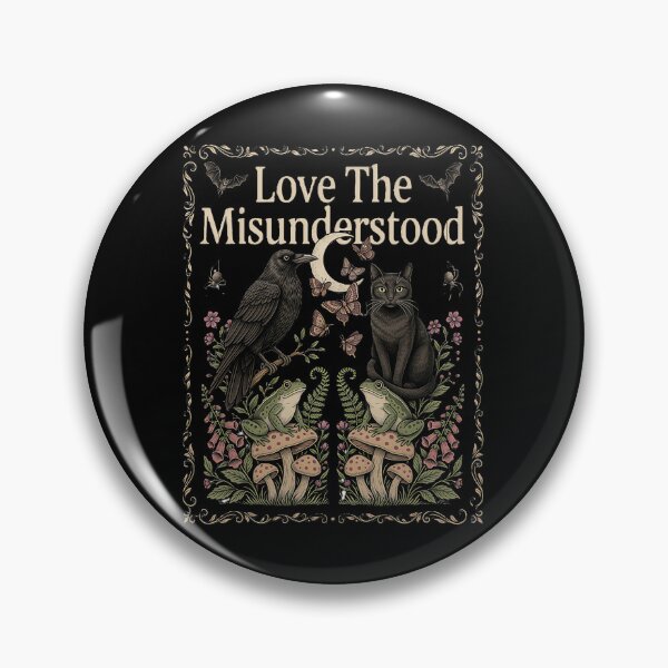 Item preview, Love The Misunderstood Bat Raven Cat Dark Cottagecore designed and sold by Redgiant87x.
