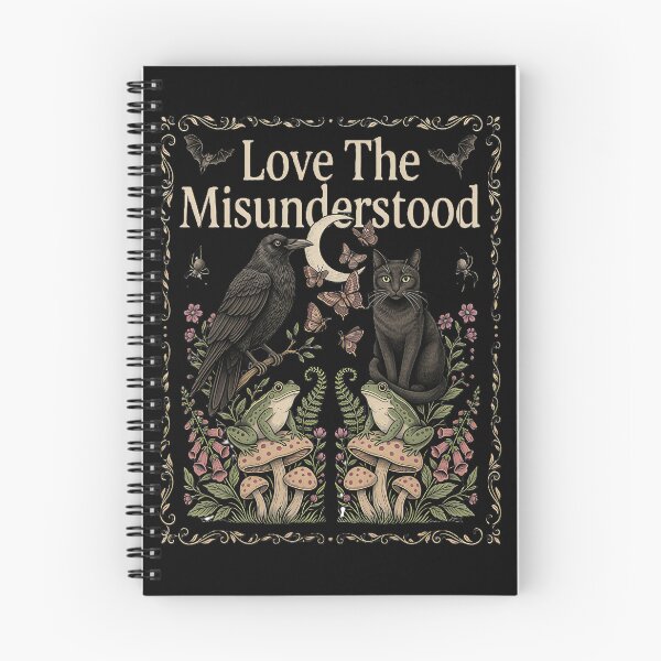 Item preview, Love The Misunderstood Bat Raven Cat Dark Cottagecore designed and sold by Redgiant87x.